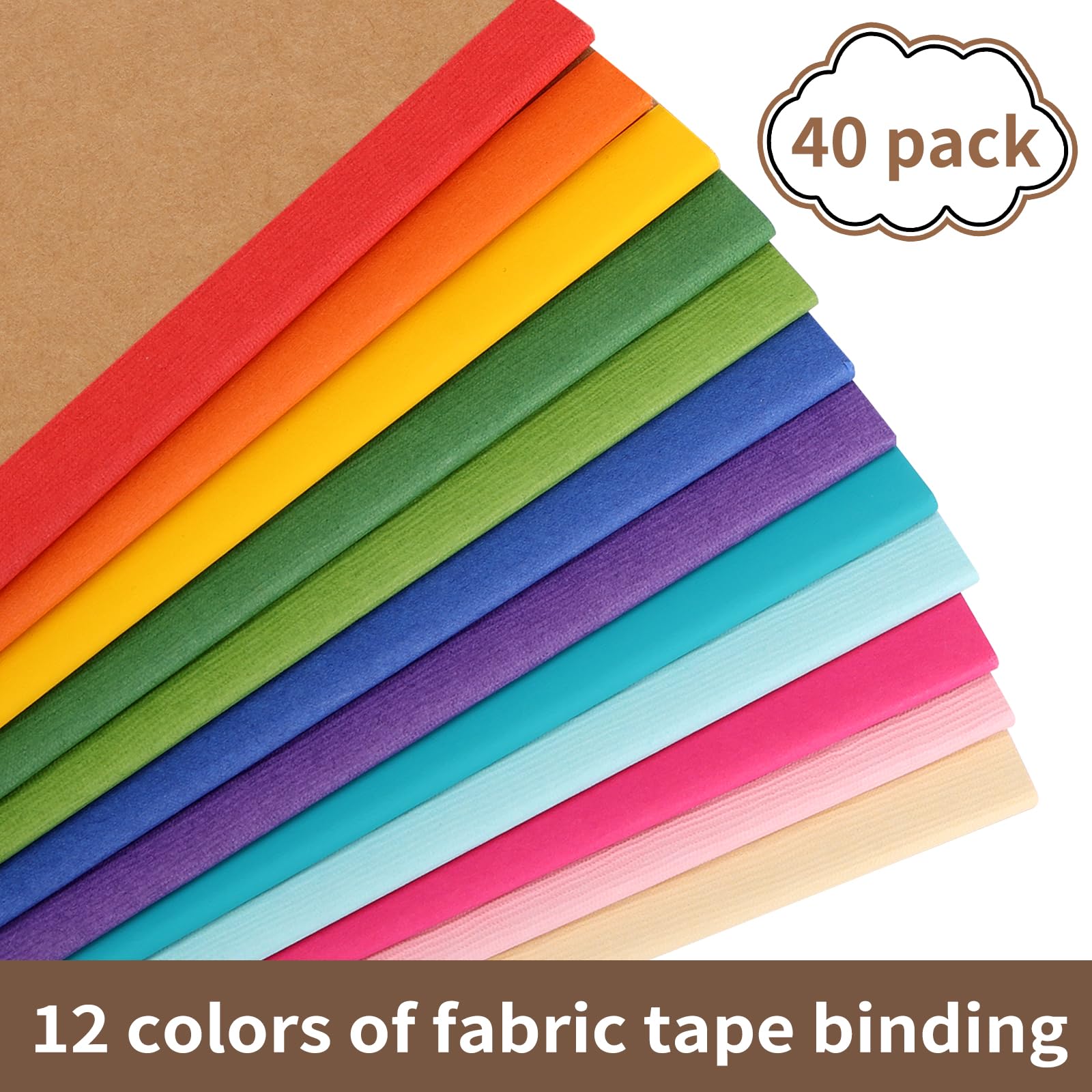 Foto 5 pulgar | Libretas Eoout A5 Kraft, Paquete De 40, 60 Páginas, 12 Colores - Venta Internacional.