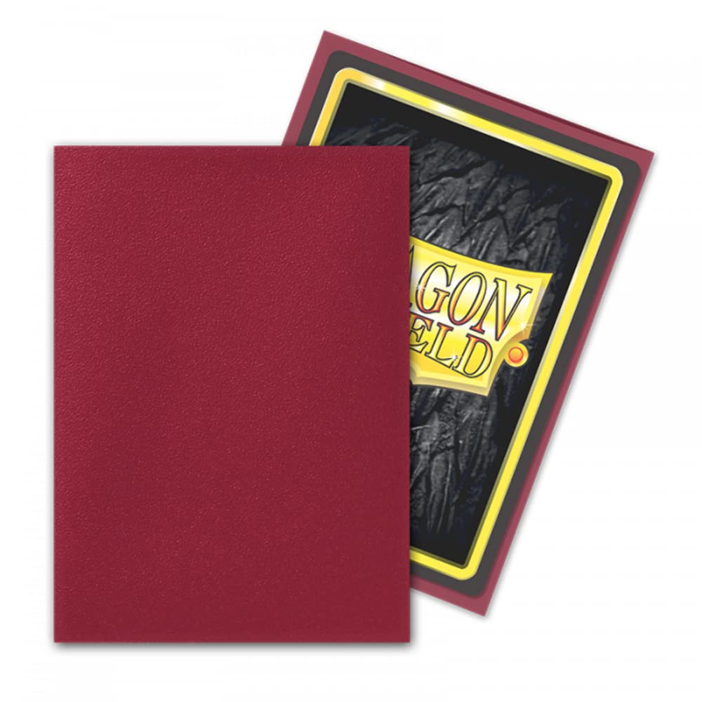 Foto 2 | Fundas Para Cartas Arcane Tinmen Dragon Shield, Color Rojo Sangre Mate, 100 Unidades - Venta Internacional.