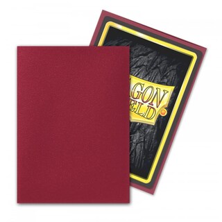 Foto 2 | Fundas Para Cartas Arcane Tinmen Dragon Shield, Color Rojo Sangre Mate, 100 Unidades - Venta Internacional.
