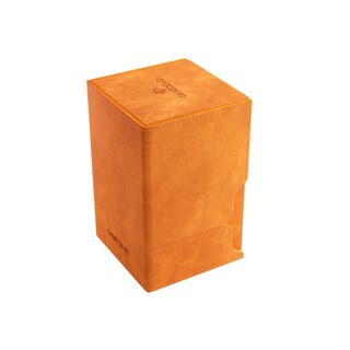 Foto 2 | Caja De Mazo Gamegenic Watchtower 100+ Xl Para 100 Cartas, Color Naranja - Venta Internacional.