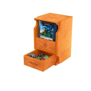 Foto 4 | Caja De Mazo Gamegenic Watchtower 100+ Xl Para 100 Cartas, Color Naranja - Venta Internacional.