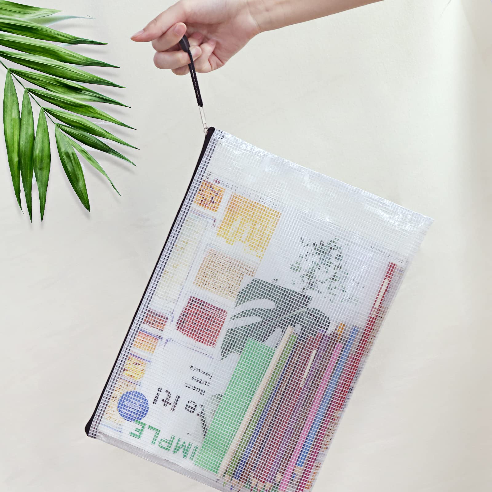 Foto 7 pulgar | Bolsa De Malla Con Cierre Eoout, 56 Unidades, Para Organizar Rompecabezas - Venta Internacional.