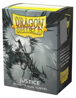 Foto 1 | Fundas Para Cartas Dragon Shield Dual Matte Justice Silver 100 Ct - Venta Internacional.