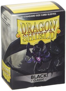 Foto 1 | Fundas Para Cartas Con Forma De Escudo De Dragón, Tamaño Estándar, Color Negro Clásico, 100 Quilates - Venta Inte