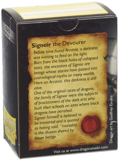 Foto 2 | Fundas Para Cartas Con Forma De Escudo De Dragón, Tamaño Estándar, Color Negro Clásico, 100 Quilates - Venta Inte