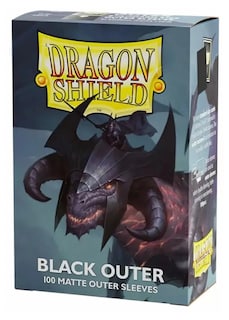 Foto 1 | Fundas Para Cartas Dragon Shield, Color Negro Mate, 100 Quilates - Venta Internacional.