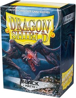 Foto 2 | Fundas Para Cartas Dragon Shield, Color Negro Mate, 100 Quilates - Venta Internacional.
