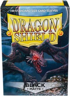 Foto 3 | Fundas Para Cartas Dragon Shield, Color Negro Mate, 100 Quilates - Venta Internacional.