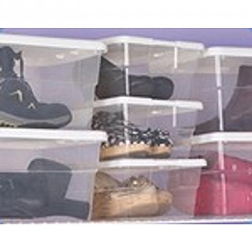 Foto 2 | Caja De Almacenamiento Sterilite Transparente De 6 Cuartos De Galón, Paquete De 12 - Venta Internacional.