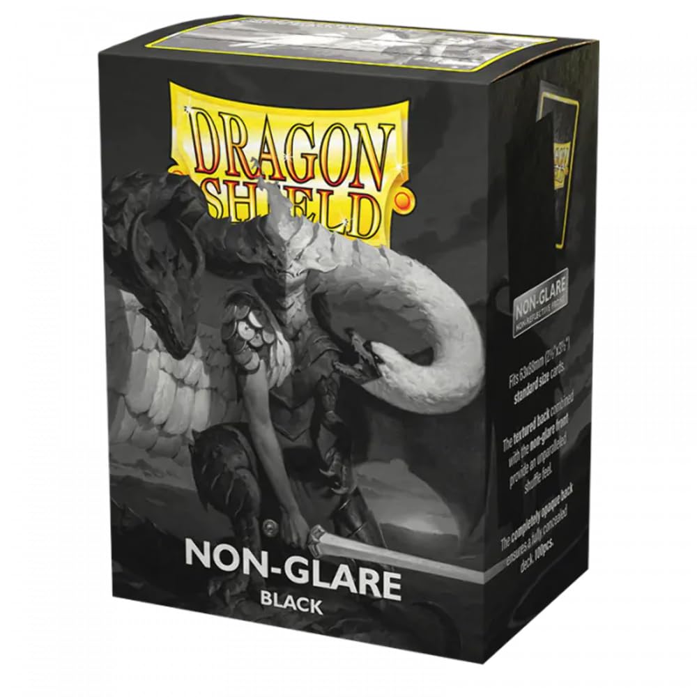 Foto 2 pulgar | Fundas Para Cartas Dragon Shield, Antideslumbrantes, Color Negro Mate (100) - Venta Internacional.
