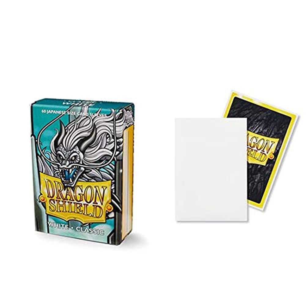 Foto 2 pulgar | Fundas Para Tarjetas Dragon Shield Classic Mini Japonesas Blancas De 60 Quilates - Venta Internacional.