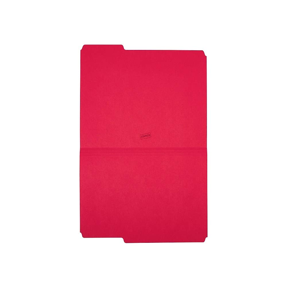 Foto 5 pulgar | Carpetas De Archivos Staples 508978 De Colores Con Lengüetas Reforzadas De Color Rojo - Venta Internacional.