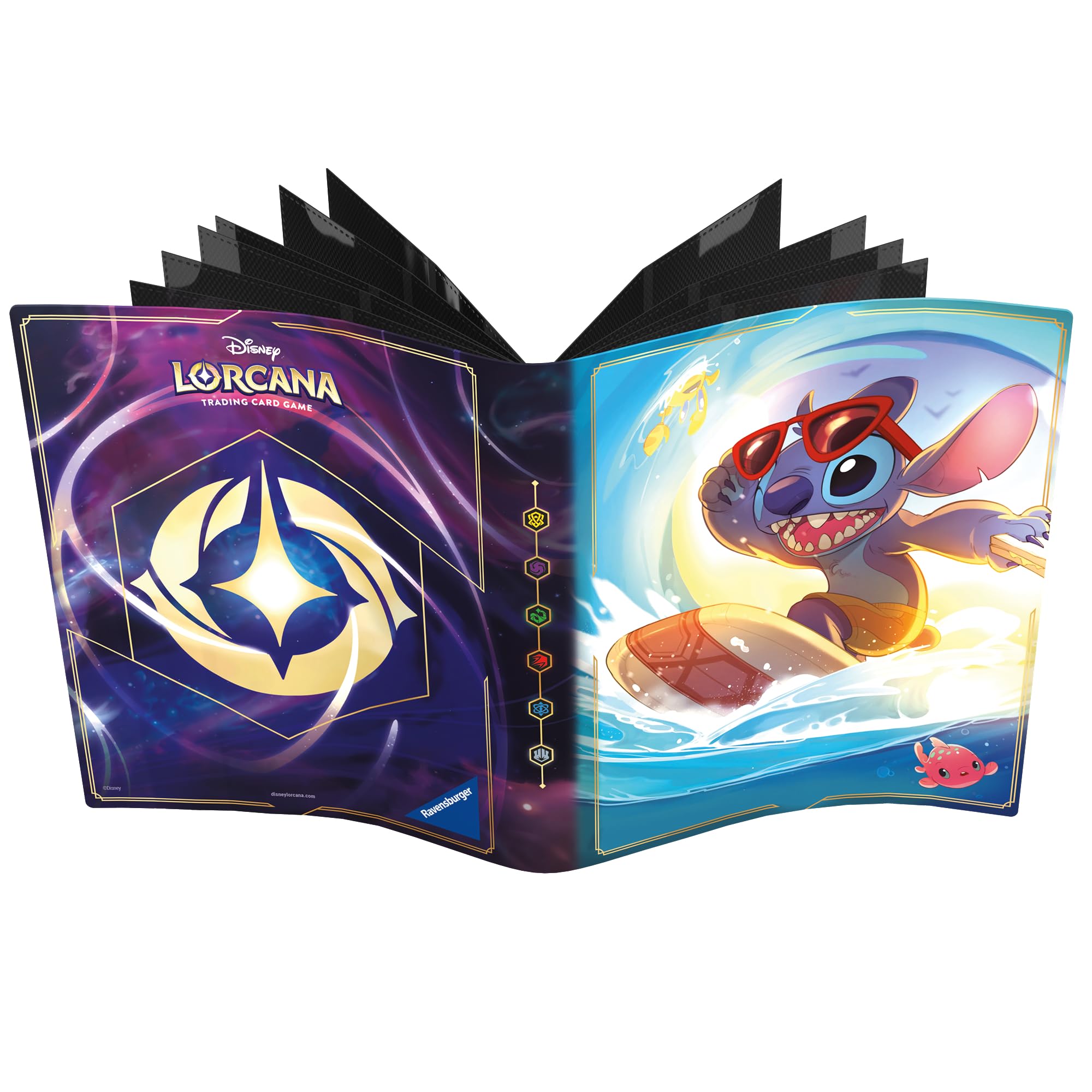 Foto 4 | Tcg Portfolio Ravensburger Disney Lorcana Stitch Carefree Surfer - Venta Internacional.