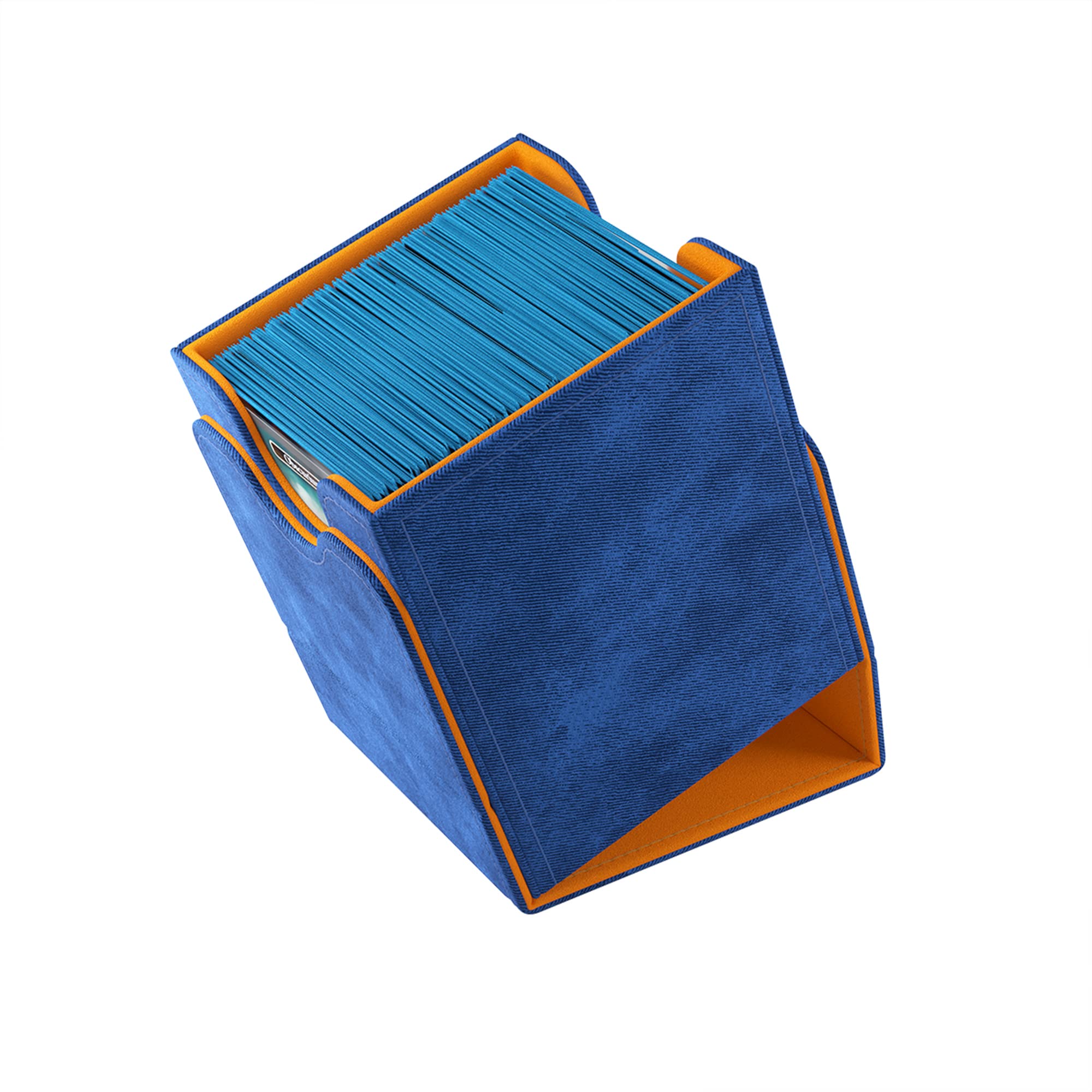 Foto 5 pulgar | Caja De Almacenamiento De Tarjetas Gamegenic Squire 100+ Xl Azul/naranja - Venta Internacional.