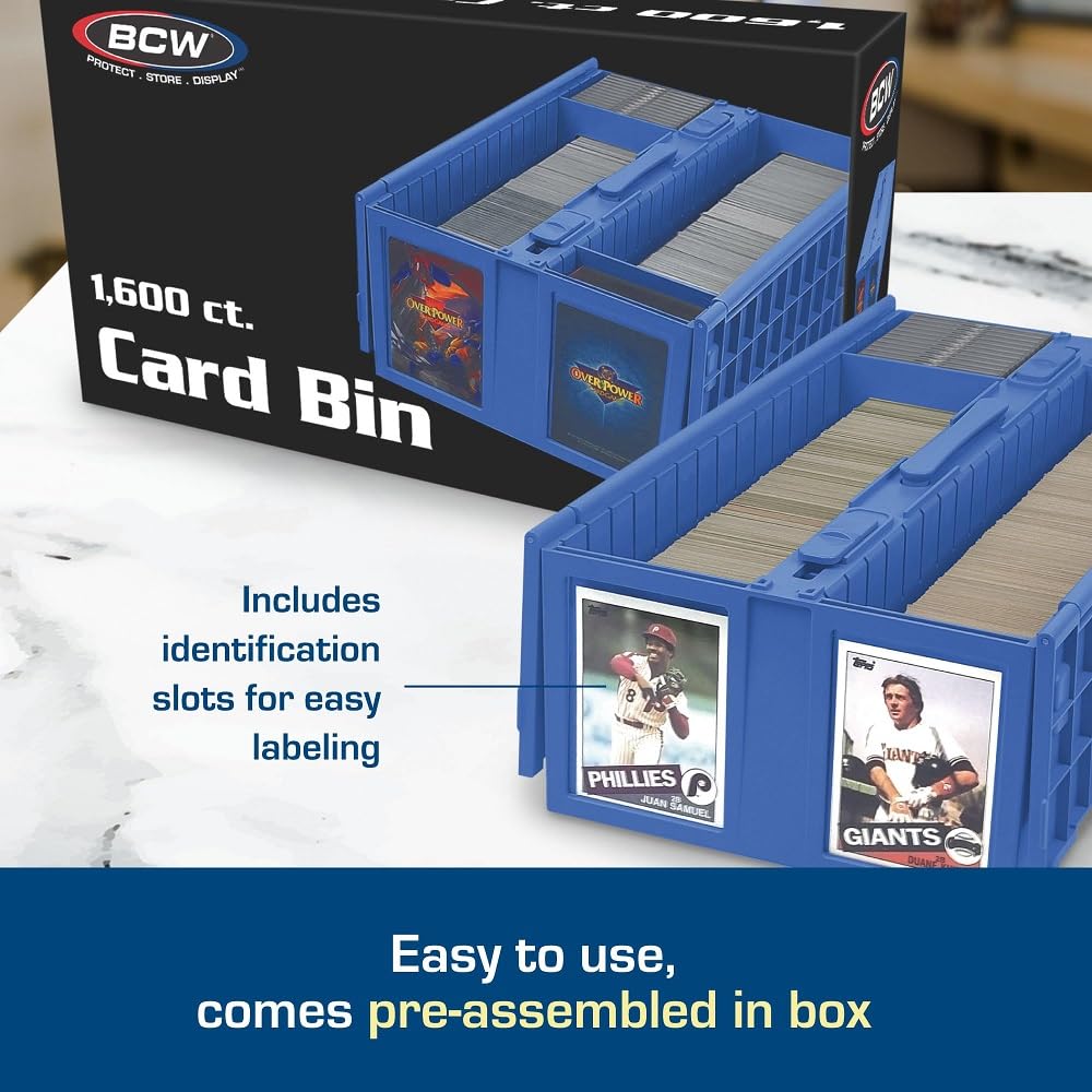 Foto 5 pulgar | Cesta De Almacenamiento De Tarjetas Bcw, Coleccionable, Con Capacidad Para 1600 Tarjetas - Venta Internacional.