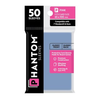 Foto 1 | Fundas Para Cartas Capstone Games Phantom Pink, 65 X 100 Mm, Paquete De 50 - Venta Internacional.