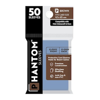 Foto 1 | Fundas Para Cartas Capstone Games Phantom Brown, 43 X 65 Mm, Paquete De 50 - Venta Internacional.