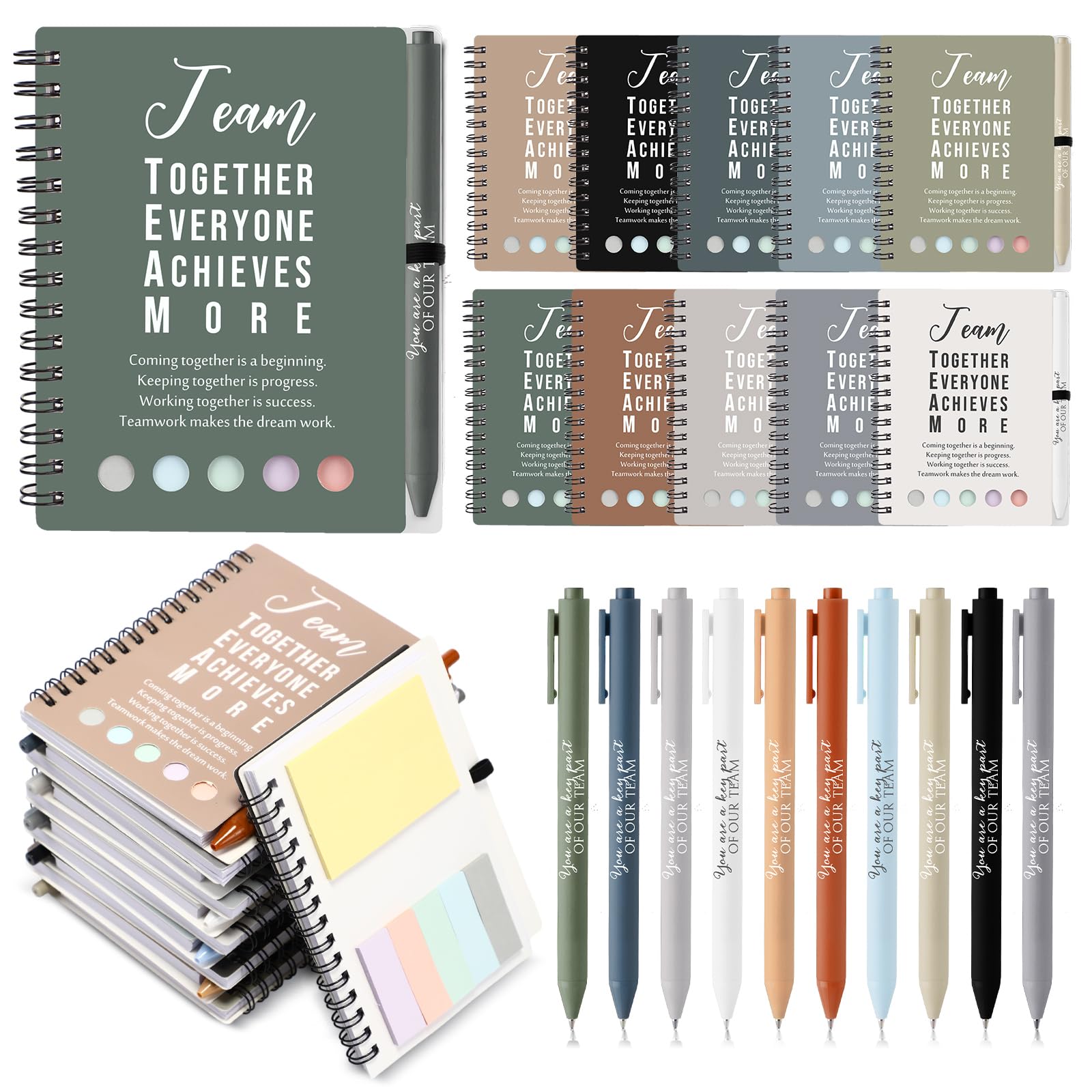 Foto 1 | Set De Cuadernos Jetec Team, Regalos De Agradecimiento A Los Empleados Del Equipo, 25 Unidades - Venta Internacional.