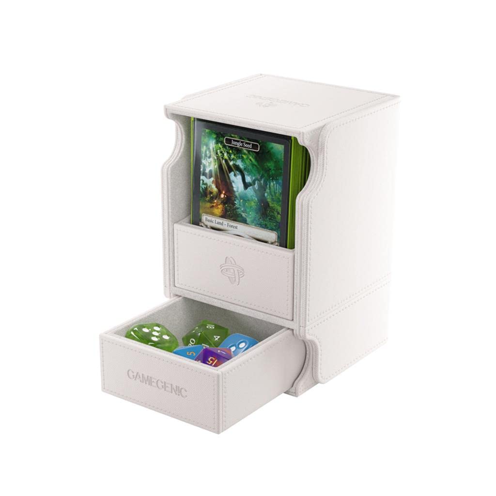 Foto 4 pulgar | Caja De Baraja Gamegenic Watchtower 100+ Xl Para 100 Cartas, Color Blanco - Venta Internacional.