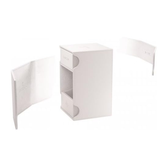 Foto 6 | Caja De Baraja Gamegenic Watchtower 100+ Xl Para 100 Cartas, Color Blanco - Venta Internacional.