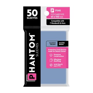 Foto 1 | Fundas Para Cartas Capstone Games Phantom Pink, 65 X 100 Mm, Paquete De 50 - Venta Internacional.