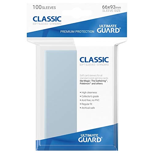 Foto 1 | Fundas Para Tarjetas Ultimate Guard Clear Classic Standard De 100 Quilates - Venta Internacional.