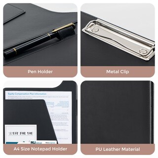Foto 4 | Carpeta Portapapeles Portfolio Procase A4 De Piel Padfolio - Venta Internacional.