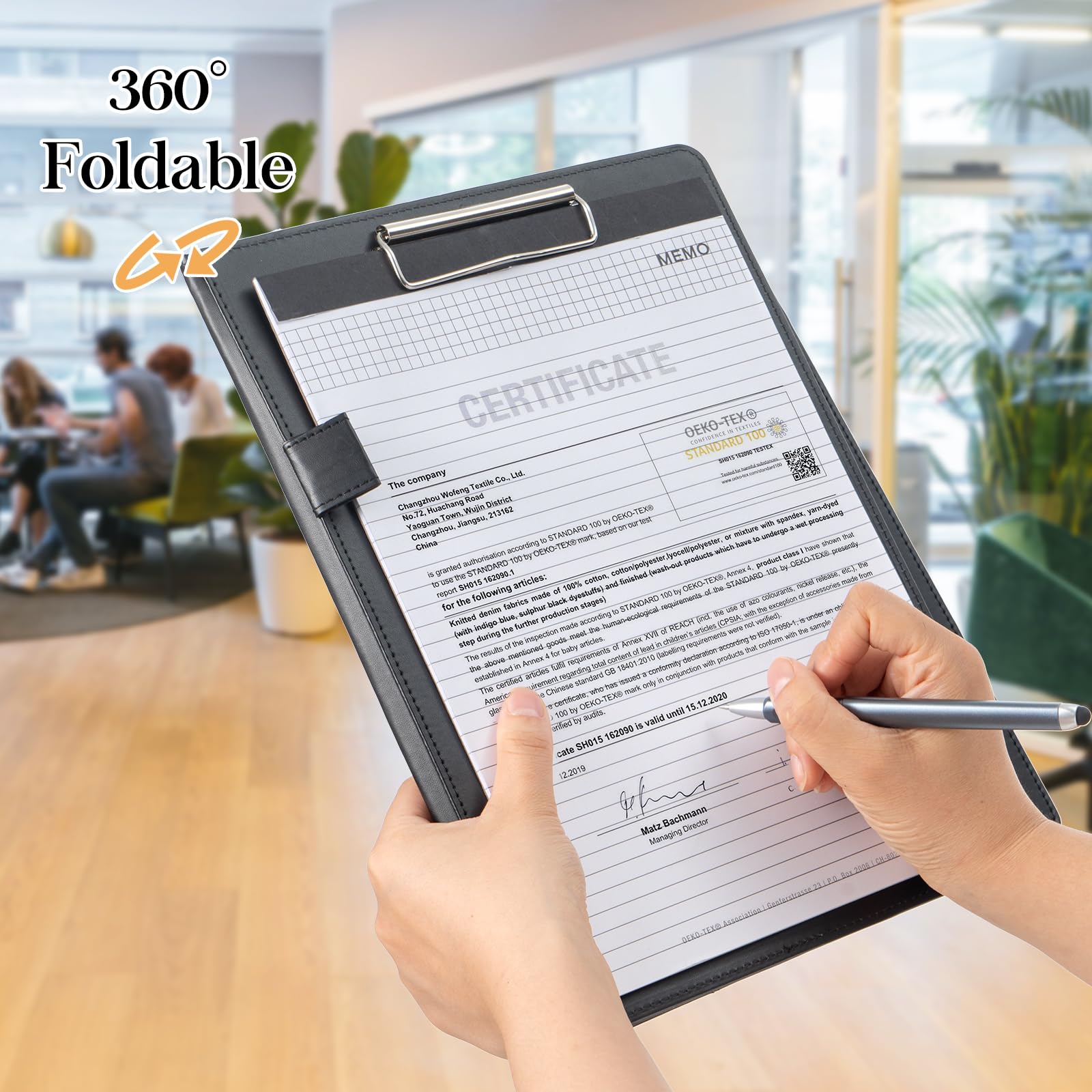 Foto 5 | Carpeta Portapapeles Portfolio Procase A4 De Piel Padfolio - Venta Internacional.
