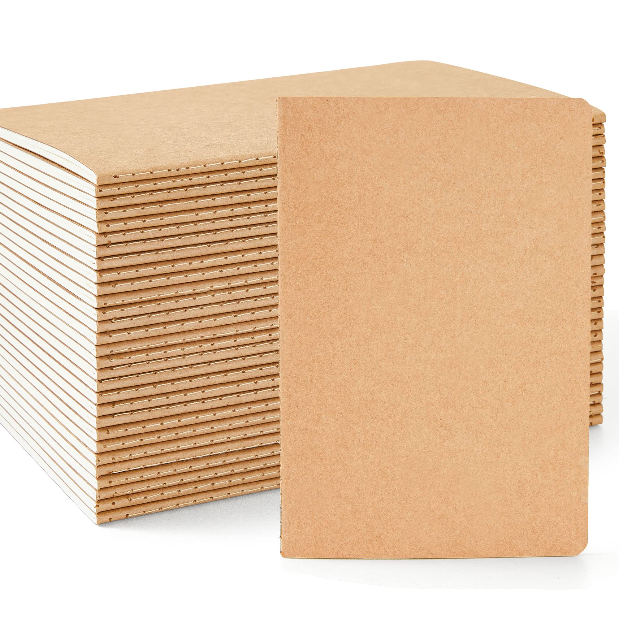 Foto 2 pulgar | Cuadernos Feela Kraft, Paquete De 30 Unidades, A5, 60 Páginas, Sin Líneas, Cuaderno De Bocetos - Venta Internacional.