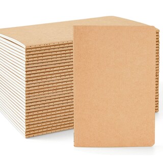Foto 1 | Cuadernos Feela Kraft, Paquete De 30 Unidades, A5, 60 Páginas, Sin Líneas, Cuaderno De Bocetos - Venta Internacional.