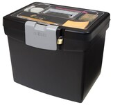 Archivador Portátil Storex 61504b02c Con Tapa Xl Negra - Venta Internacional.