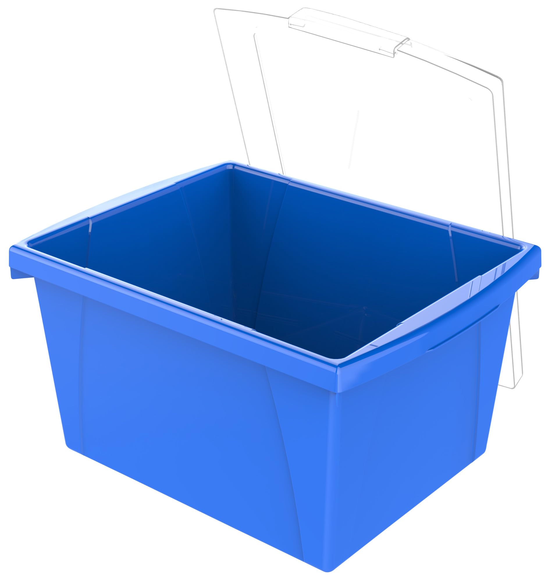 Foto 3 pulgar | Contenedor De Almacenamiento Storex Classroom De 4 Galones Con Tapa Azul - Venta Internacional.