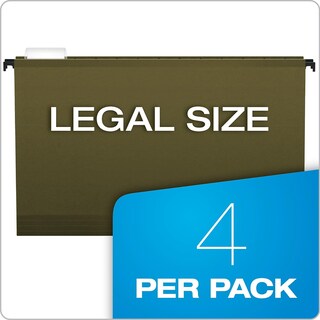 Foto 7 | Carpetas Colgantes Pendaflex Surehook Legales, Tamaño 4 Unidades - Venta Internacional.
