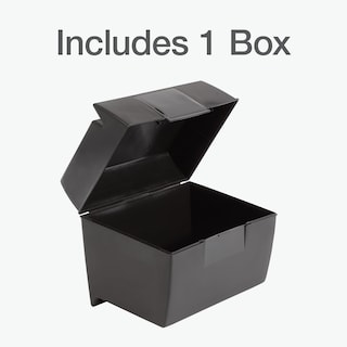 Foto 4 | Caja De Tarjetas Oxford Plastic 500, Capacidad De 5 X 8 Pulgadas - Venta Internacional.