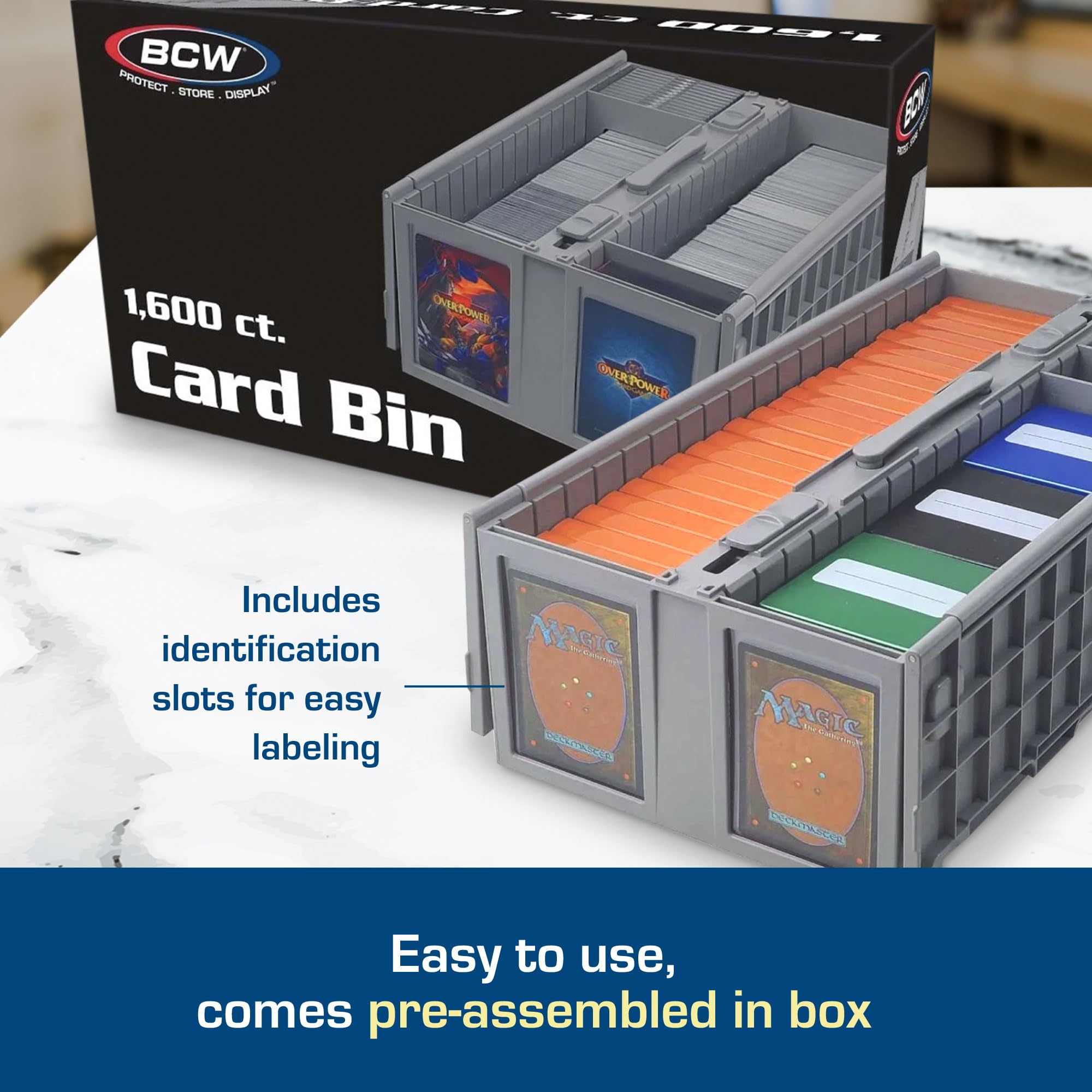 Foto 4 | Cesta De Almacenamiento De Tarjetas Bcw, Coleccionable, Con Capacidad Para 1600 Tarjetas - Venta Internacional.