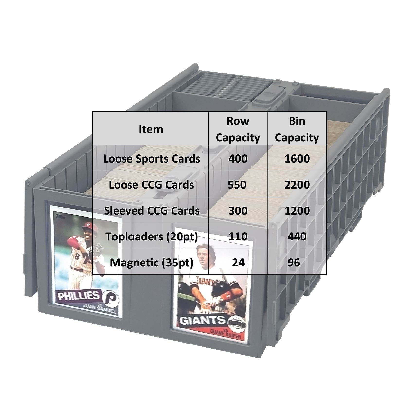 Foto 7 | Cesta De Almacenamiento De Tarjetas Bcw, Coleccionable, Con Capacidad Para 1600 Tarjetas - Venta Internacional.
