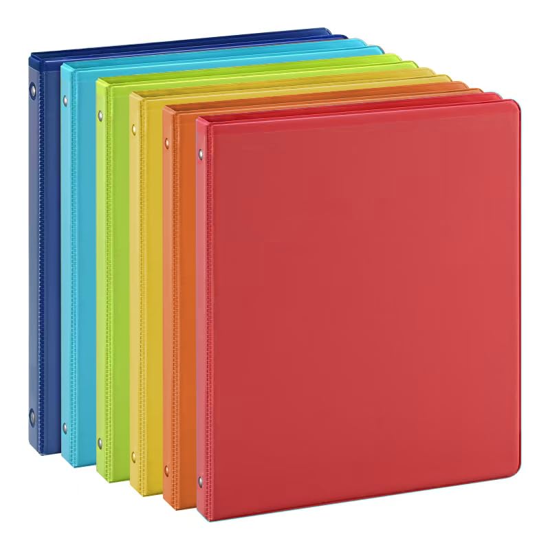 Foto 2 pulgar | Binder Suin, 3 Anillas, 0,5 Pulgadas, Con 2 Bolsillos Interiores, Paquete De 6 - Venta Internacional.