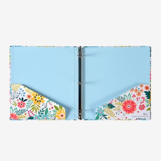 Foto 2 | Carpeta De 3 Anillas Suin De 1 Pulgada Con Bolsillos Para Cartas Estadounidenses De 8.5 X 11 Pulgadas - Venta Intern