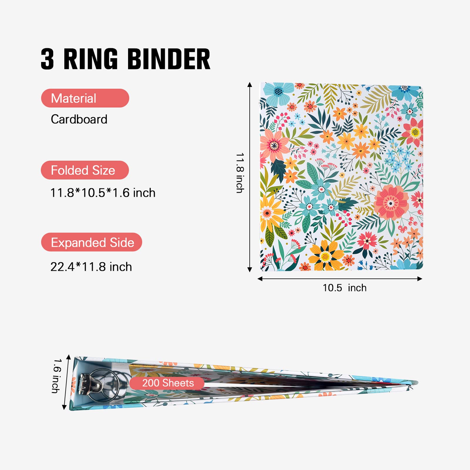 Foto 4 pulgar | Carpeta De 3 Anillas Suin De 1 Pulgada Con Bolsillos Para Cartas Estadounidenses De 8.5 X 11 Pulgadas - Venta Intern