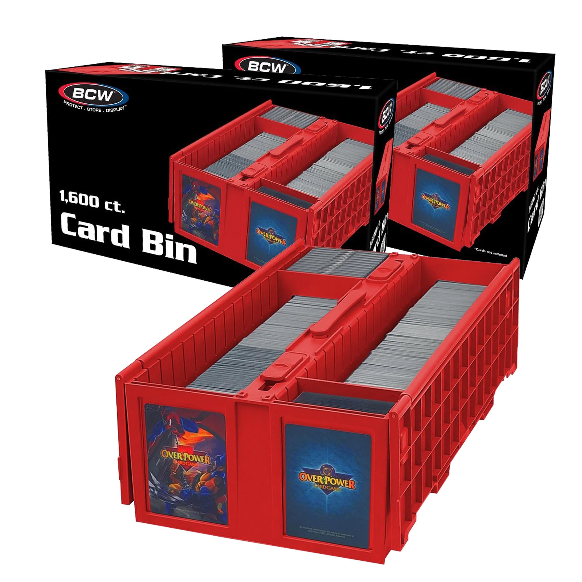 Foto 1 | Bandeja De Almacenamiento De Tarjetas Bcw, Papelera Coleccionable, 1600 Tarjetas, Paquete De 2 - Venta Internacional.