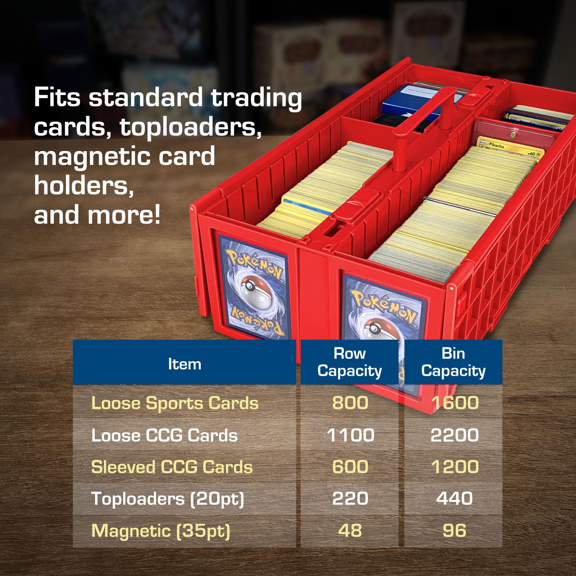 Foto 5 | Bandeja De Almacenamiento De Tarjetas Bcw, Papelera Coleccionable, 1600 Tarjetas, Paquete De 2 - Venta Internacional.