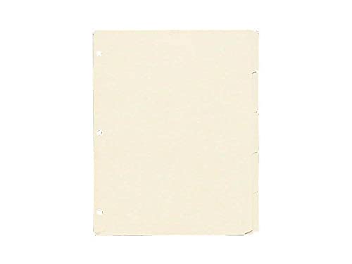 Foto 5 pulgar | Divisores De Carpetas Oxford Blank Para Escribir En 5 Pestañas  Tamaño Carta - Venta Internacional.
