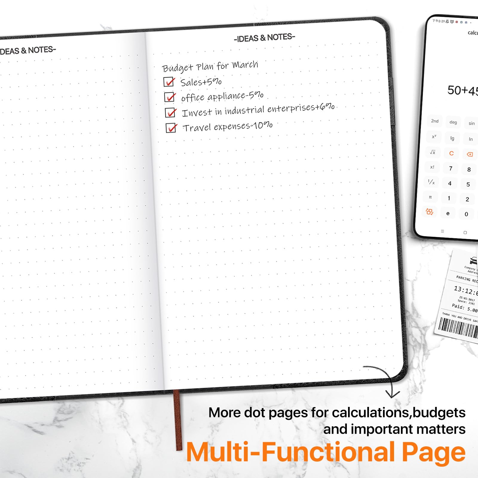 Foto 8 pulgar | Libro De Contabilidad Wemate Accounting Log A5 Negro - Venta Internacional.