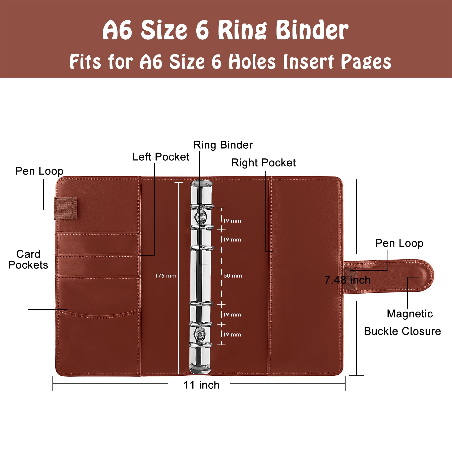 Foto 3 pulgar | Libreta Planificadora De Presupuestos Binder Antner A6 Con 6 Anillas  Recargable - Venta Internacional.