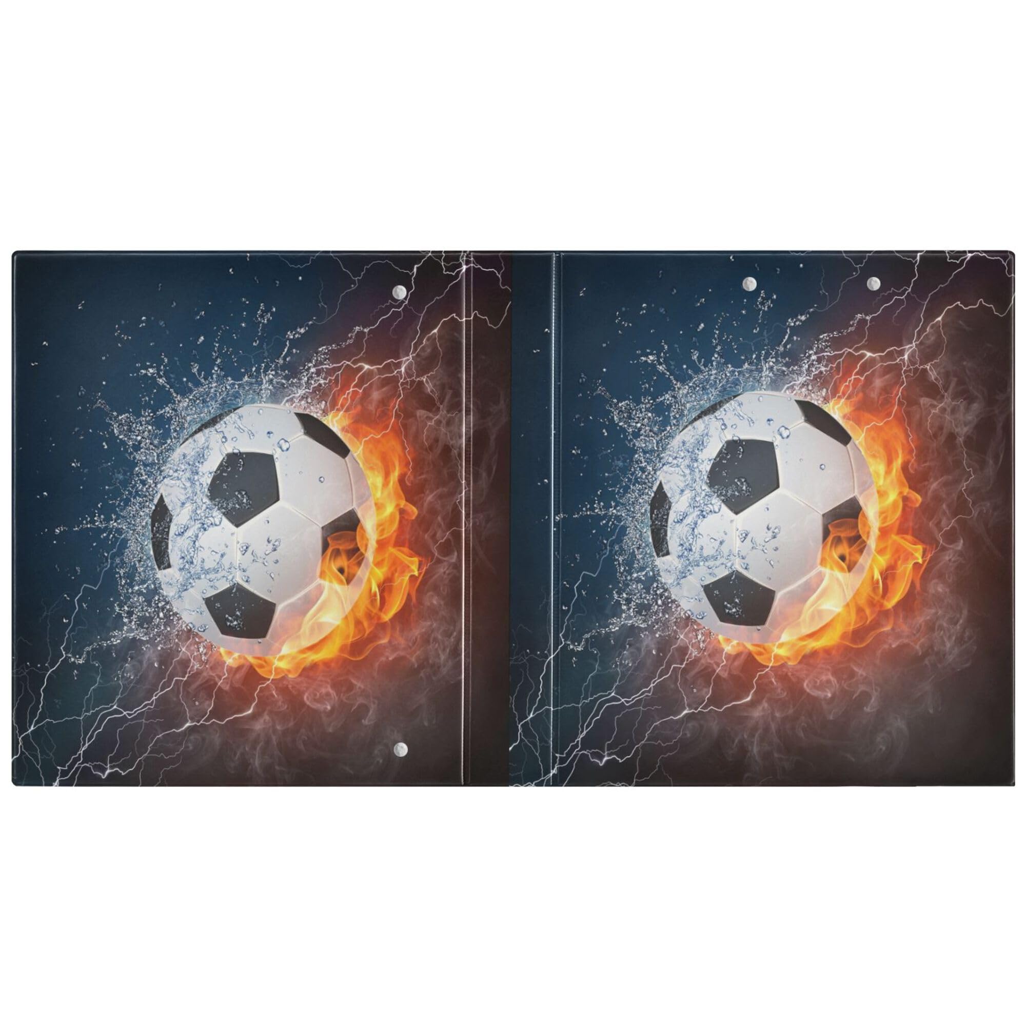Foto 3 pulgar | Portapapeles Wamika Ice Fire  Fútbol  Fútbol  Azul Marino - Venta Internacional.