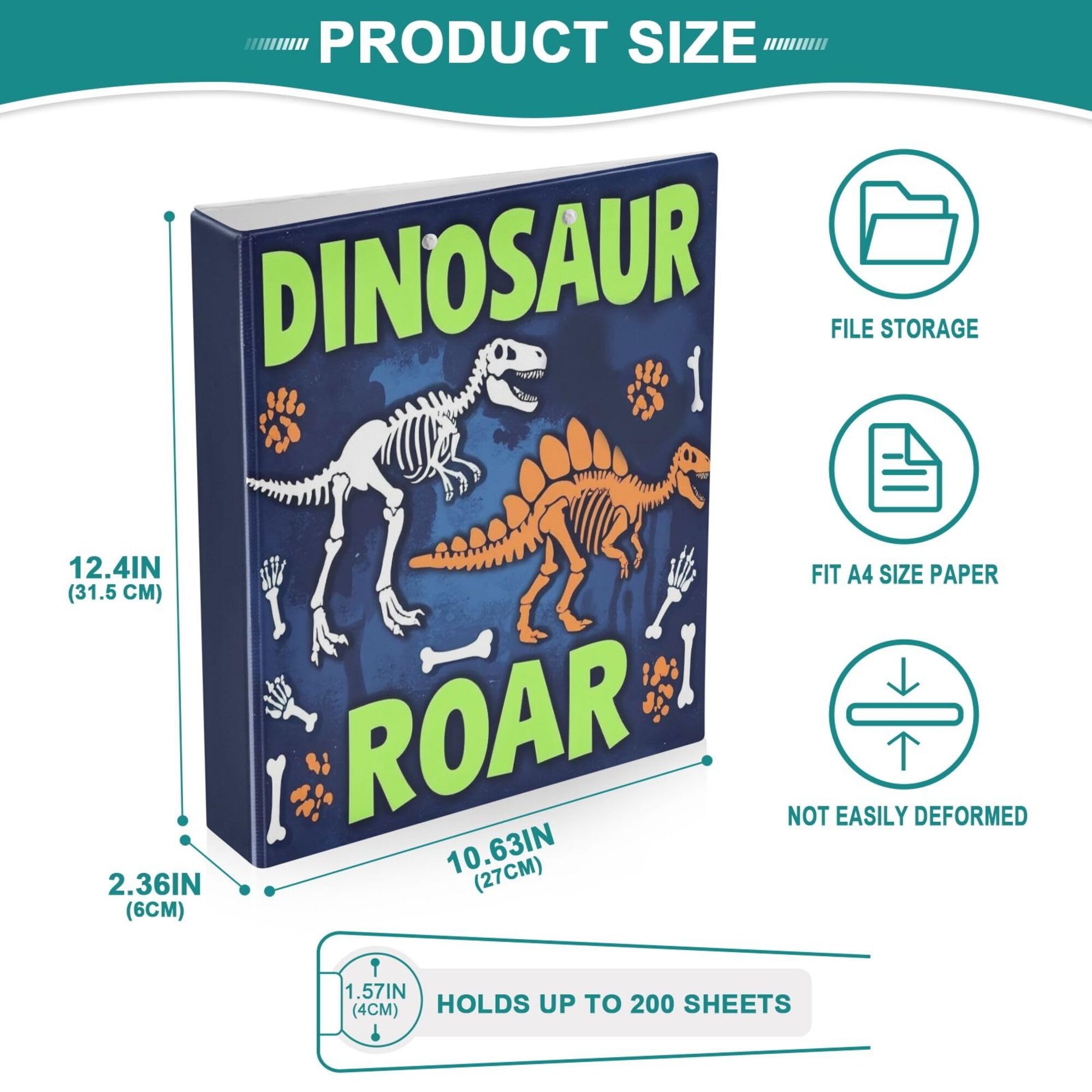 Foto 4 | Anillas Wamika Dinosaur Roar Dragon Dino Skull 4 Cm - Venta Internacional.