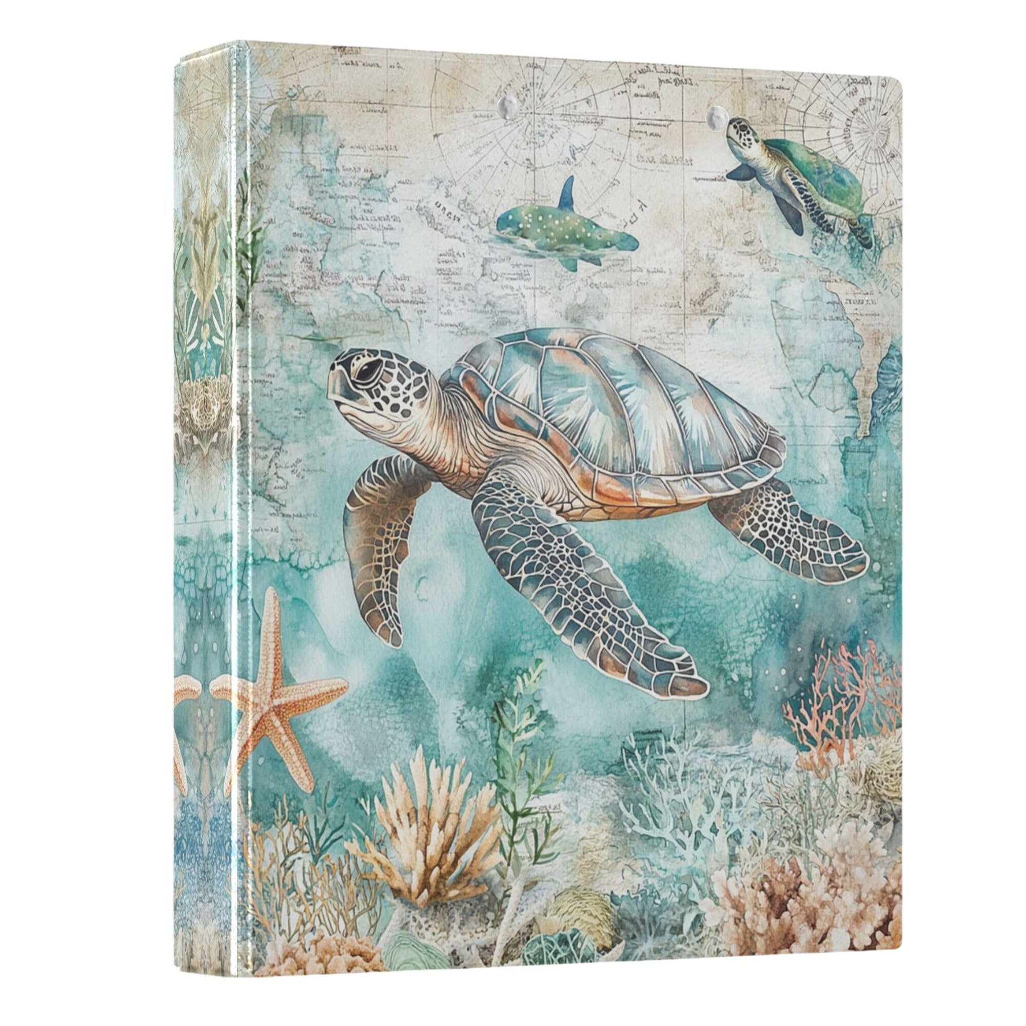 Foto 1 | Carpeta Con Portapapeles Wamika  Concha De Tortuga Marina  Estrella De Mar  Coral  4 Cm - Venta Internacional.
