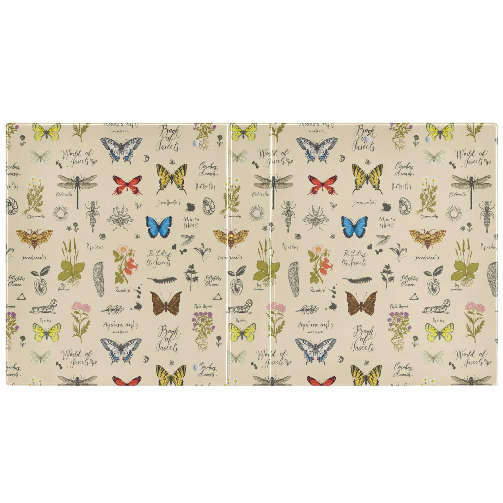 Foto 3 pulgar | Carpetas Wamika Con Forma De Mariposa E Insecto  4 Cm  3 Anillas  200 Hojas - Venta Internacional.