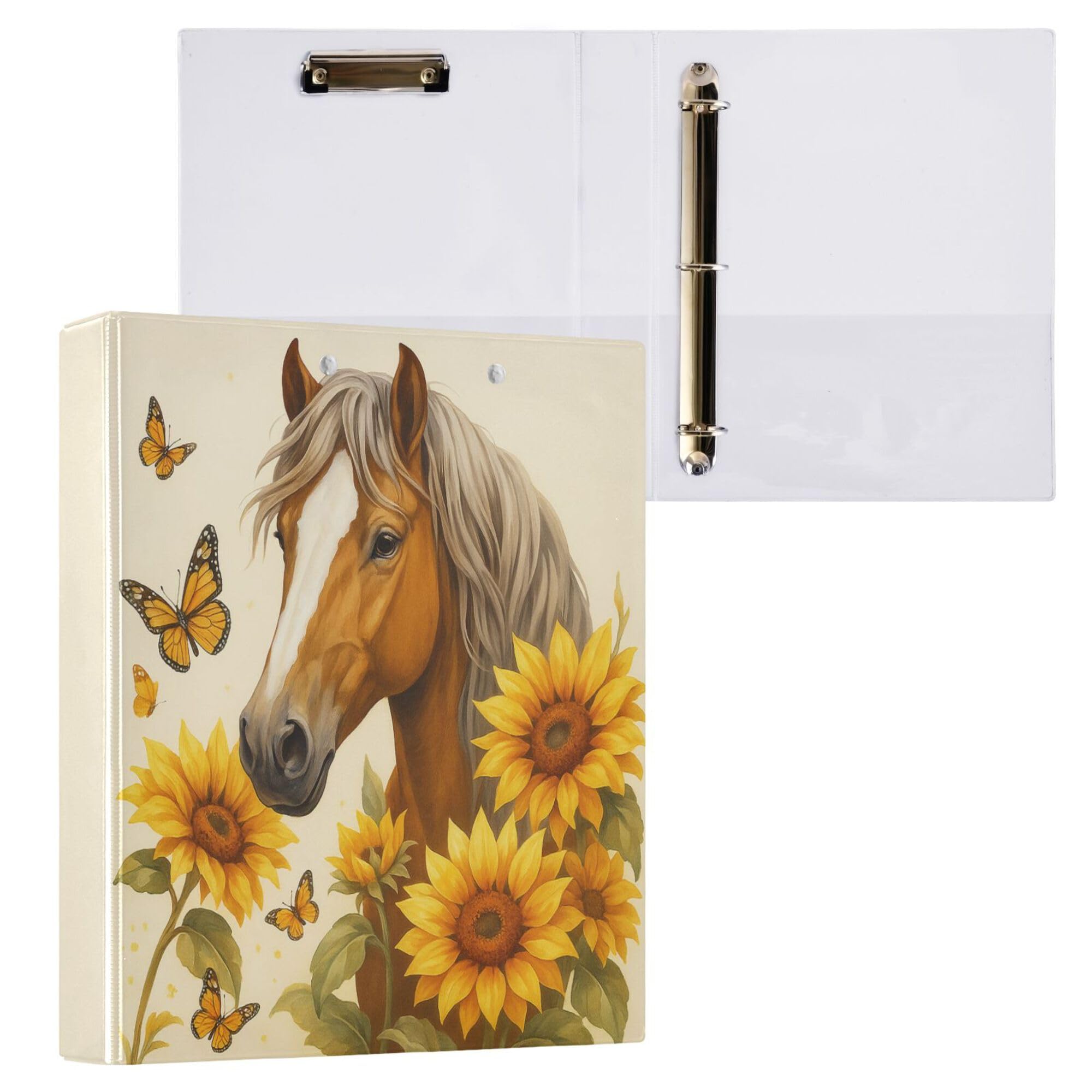 Foto 2 pulgar | Carpeta Redonda Con Forma De Mariposa Y Girasol Wamika  4 Cm  200 Ml - Venta Internacional.