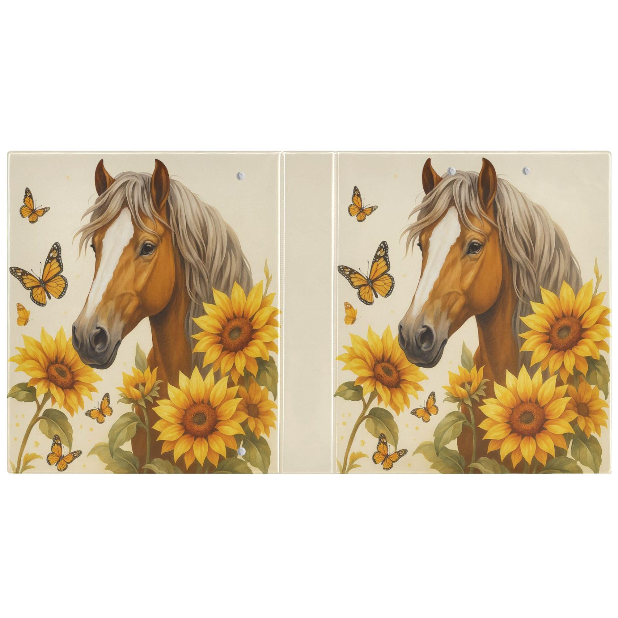 Foto 2 | Carpeta Redonda Con Forma De Mariposa Y Girasol Wamika  4 Cm  200 Ml - Venta Internacional.